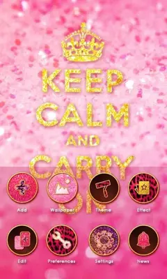 Keep Calm Girl GOLauncher EX Theme android App screenshot 1