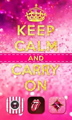 Keep Calm Girl GOLauncher EX Theme android App screenshot 6